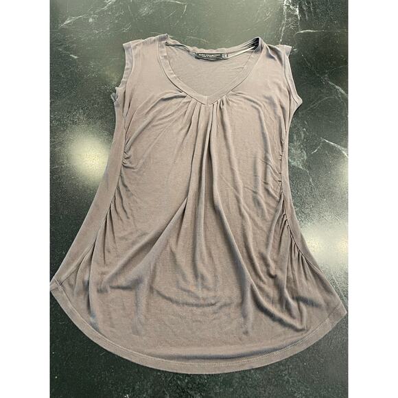 ZARA Collection greige gray Large sleeveless top - Picture 1 of 6